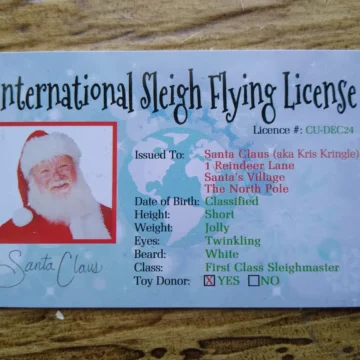 Santa’s Lost License